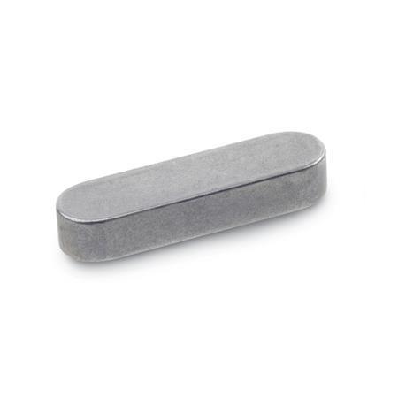 Otto Ganter Stainless Steel Key, DIN 6885